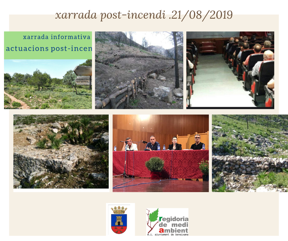 Charla post incendio