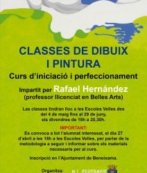 Classes de dibuix i pintura – Curs d’iniciació i perfeccionament