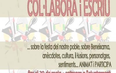 Participa y colabora en la Revista de Fiestas de Moros y Cristianos de Beneixama 2014