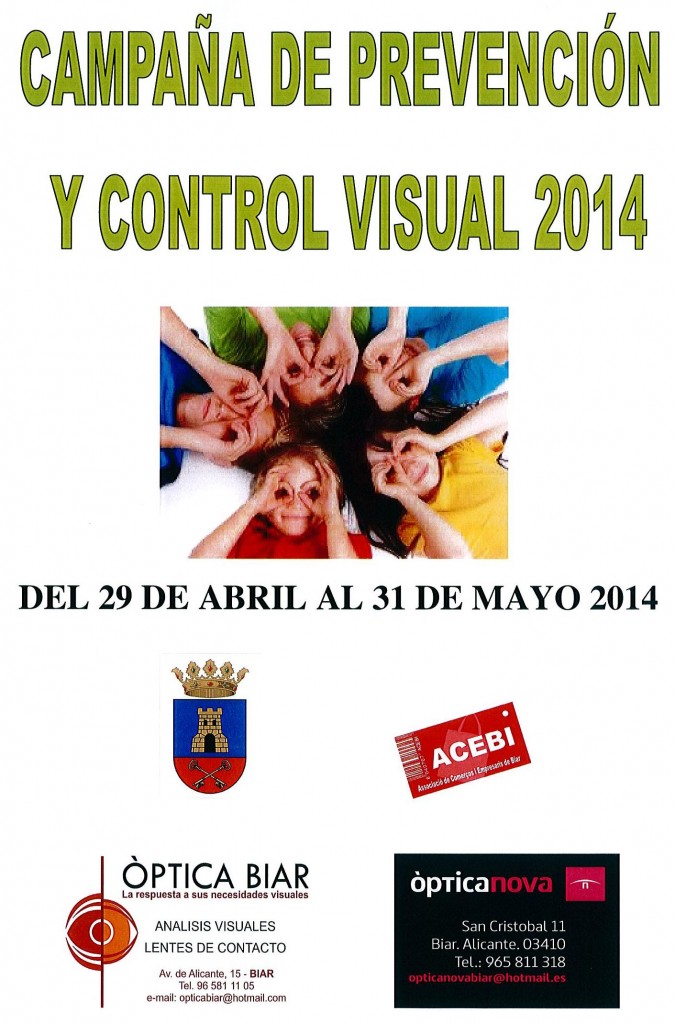 Cartel Campaña Prevención Visual y Control