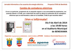 Charla informativa a los usuarios de energía eléctrica