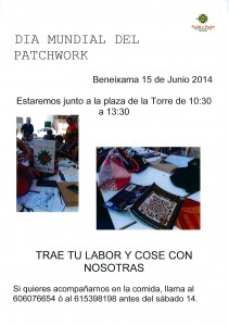 Dia mundial de patchwork en Beneixama