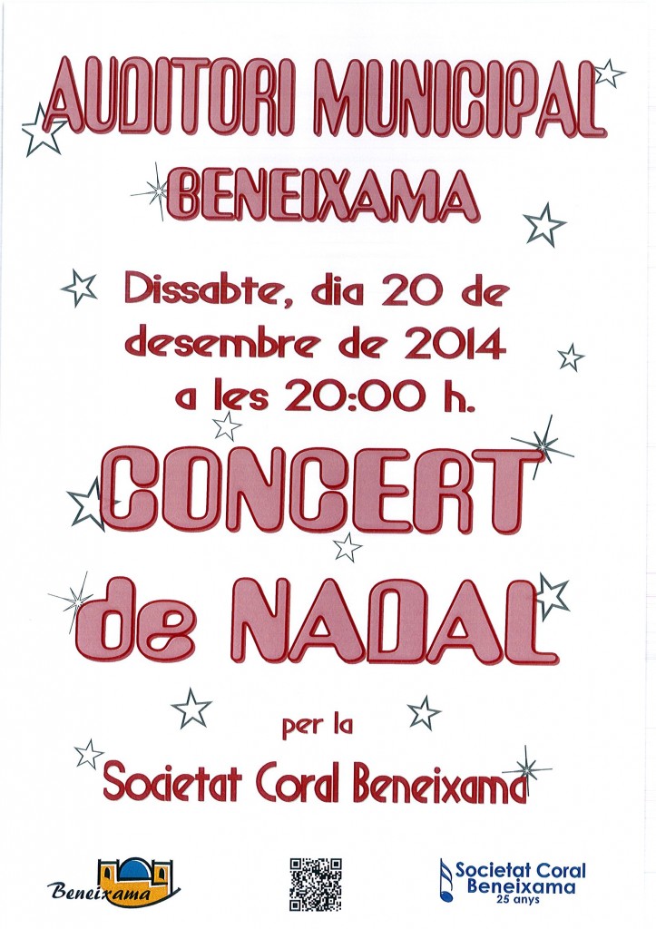 Cartel Concierto de Navidad