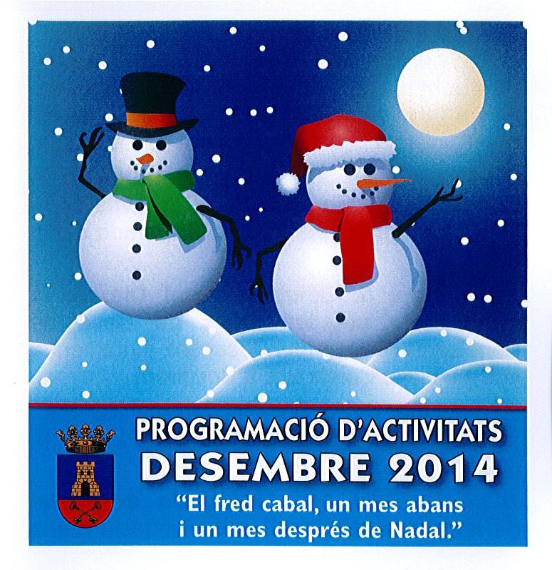 PROGRAMACIÓN CULTURAL MES DE DICIEMBRE