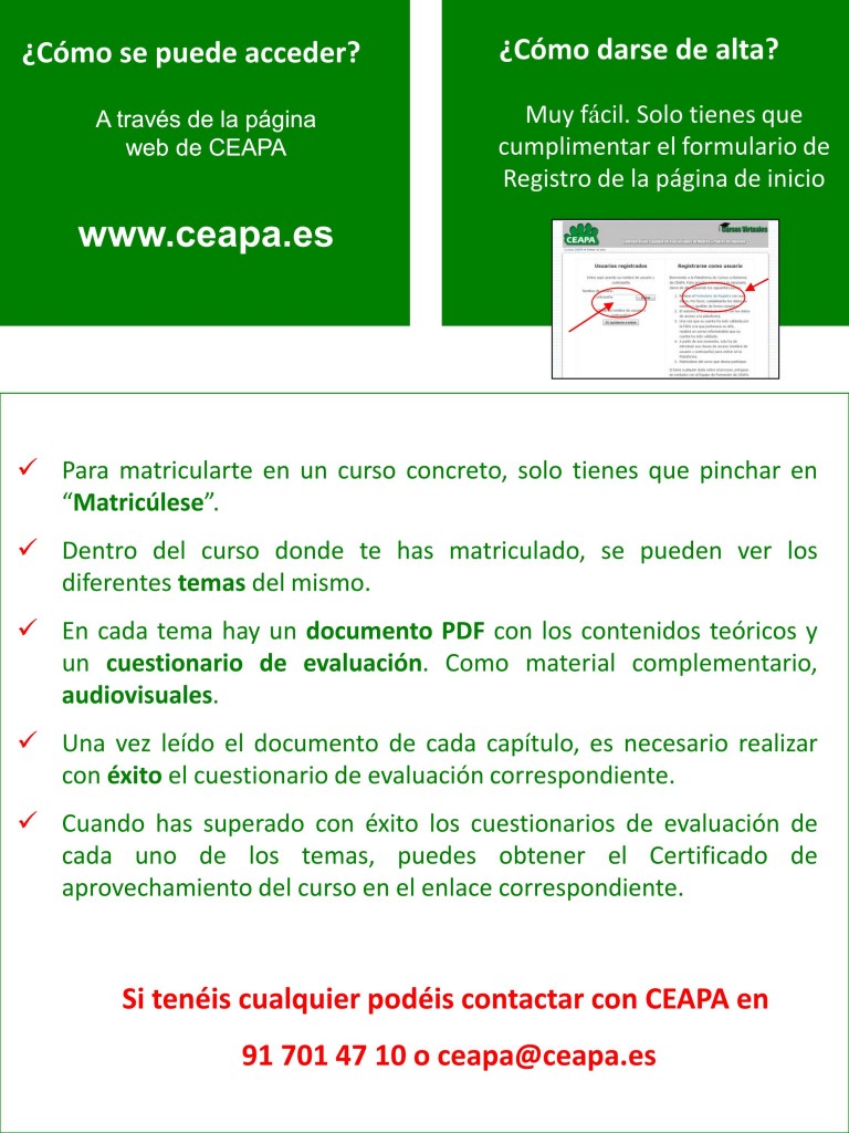 AMPA cursos virtuales de ceapa