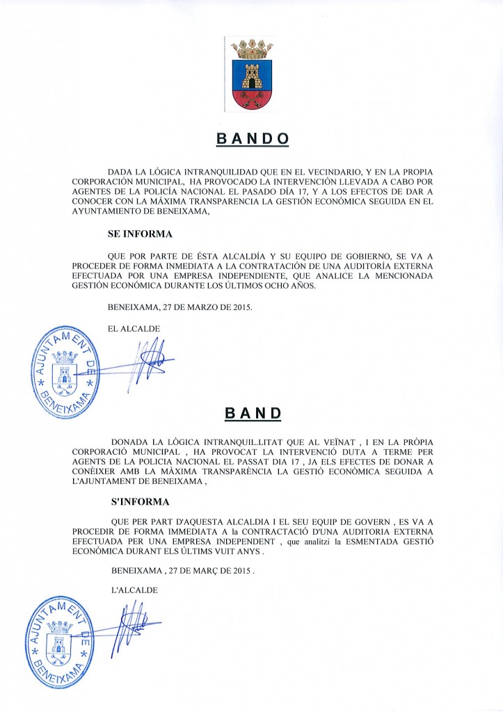 bando contratacion auditoria externa