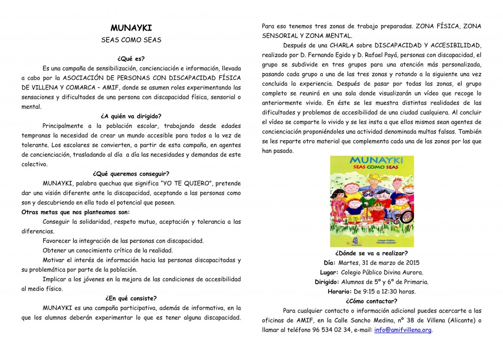 actividad munaiki
