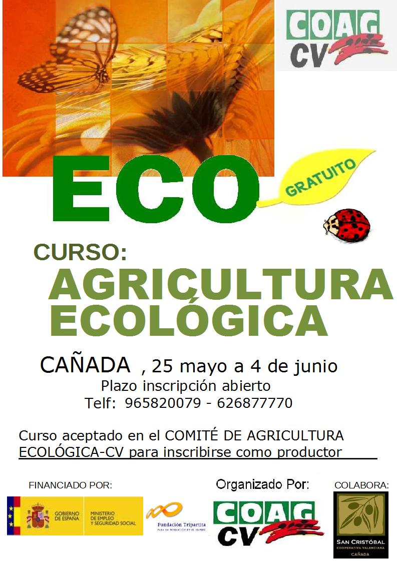 Curso gratuito de Agricultura Ecológica en Cañada