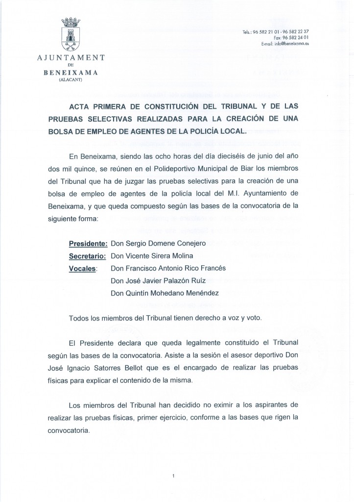 Acta pruebas fisicas - 1