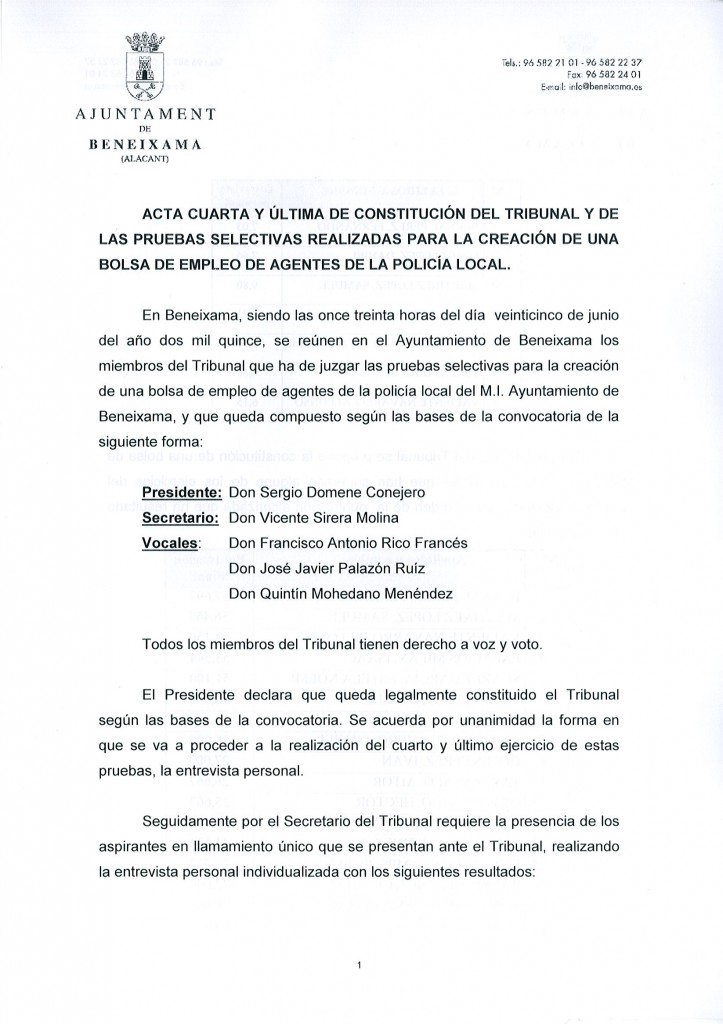 acta cuarta 1