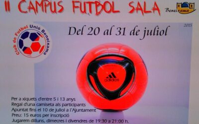 II Campus de Futbol Sala del 20 al 31 de julio