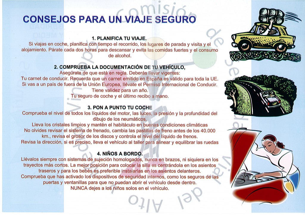 Recomendaciones Comisión de Seguridad Vial