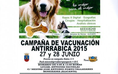 Campaña de Vacunación Antirrábica 2015