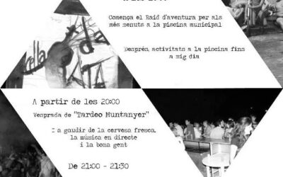Sábado 25 de julio en la piscina municipal fiesta del Grup de Muntanya