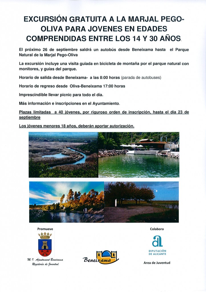 cartel visita marjal pego