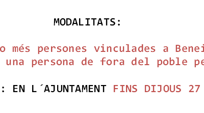 XII TRIATLÓ BENEIXAMA