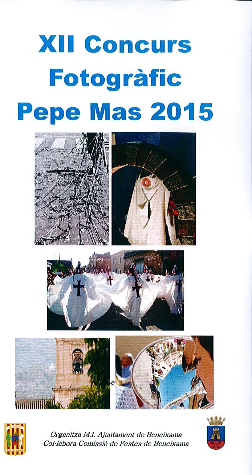 XII Concurs Fotogràfic Pepe Mas 2015