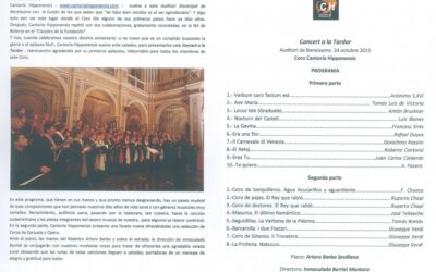 Concert de la coral “Cantoria Hipponensis”
