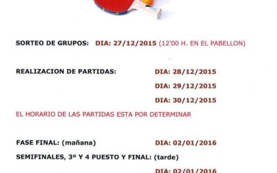 TROFEO PIN-PON “NADAL 2015”