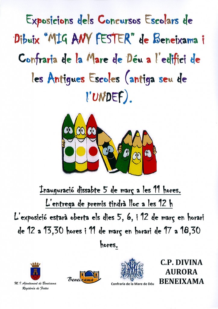 cartell definitiu concurs dibuix mig any fester