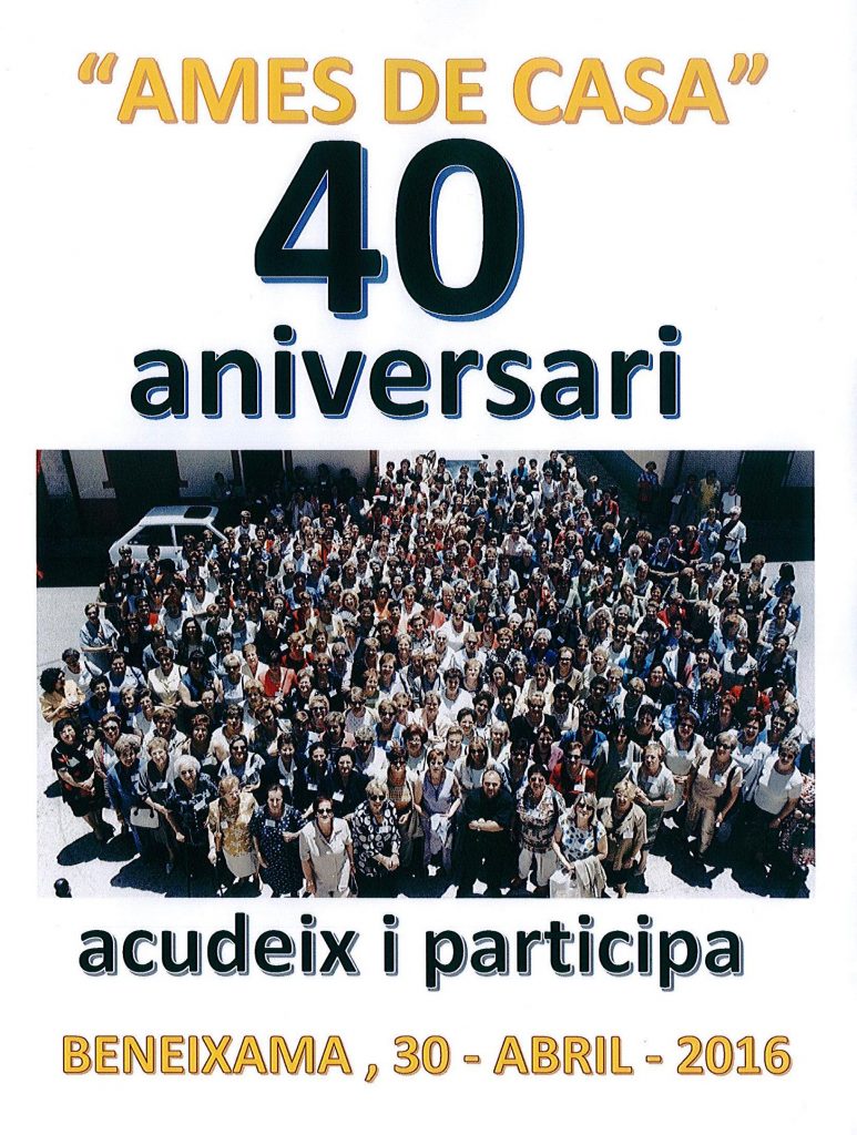 40 aniversari ames de casa-r