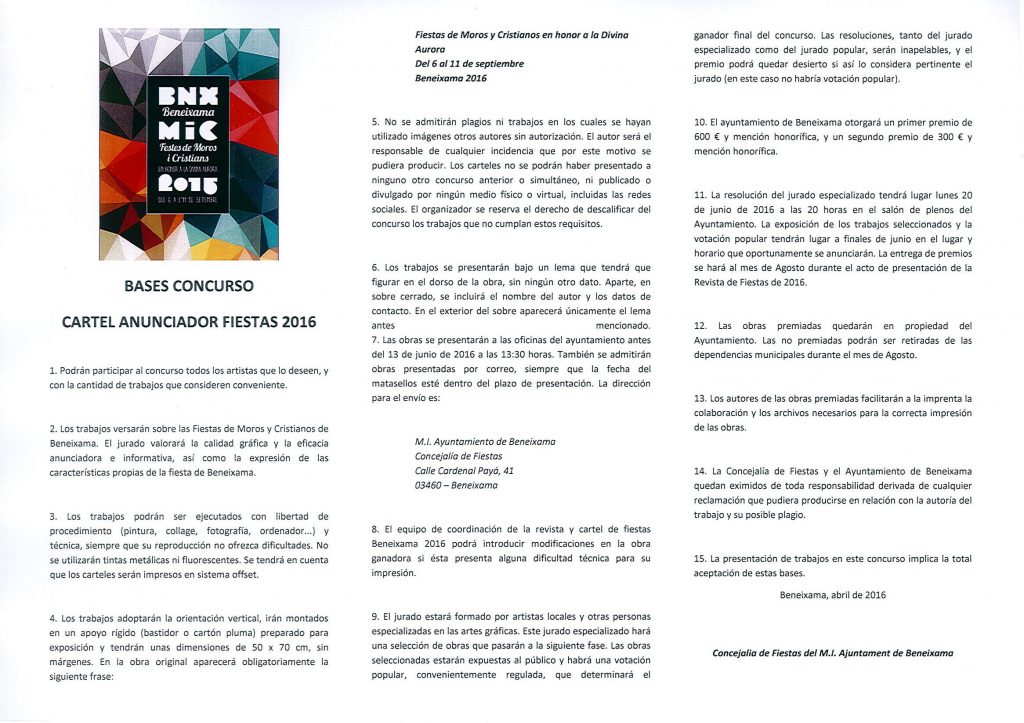 bases concurs cartell castellà