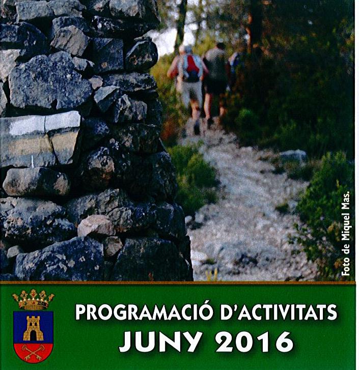 Programació d’activitats mes de juny