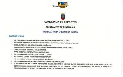 Pròxima obertura de la Sauna Municipal