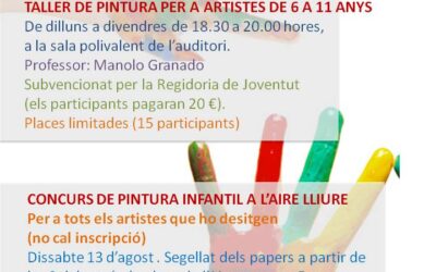 Beneixamart Infantil 2016 i Concurs de Pintura Infantil al Aire Lliure