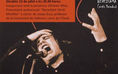 Exposició d’Antoni Miró “Ovidi popular”