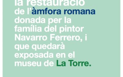 Presentació de la restauració de l’ àmfora romana