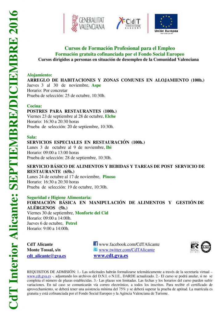 Formación Ocupacional 2º semestre cdt