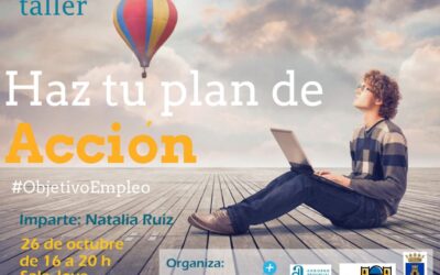 Dimecres 26 d’octubre a la Sala Jove de 16 a 20 hores Taller “Haz de Plan de Acción”