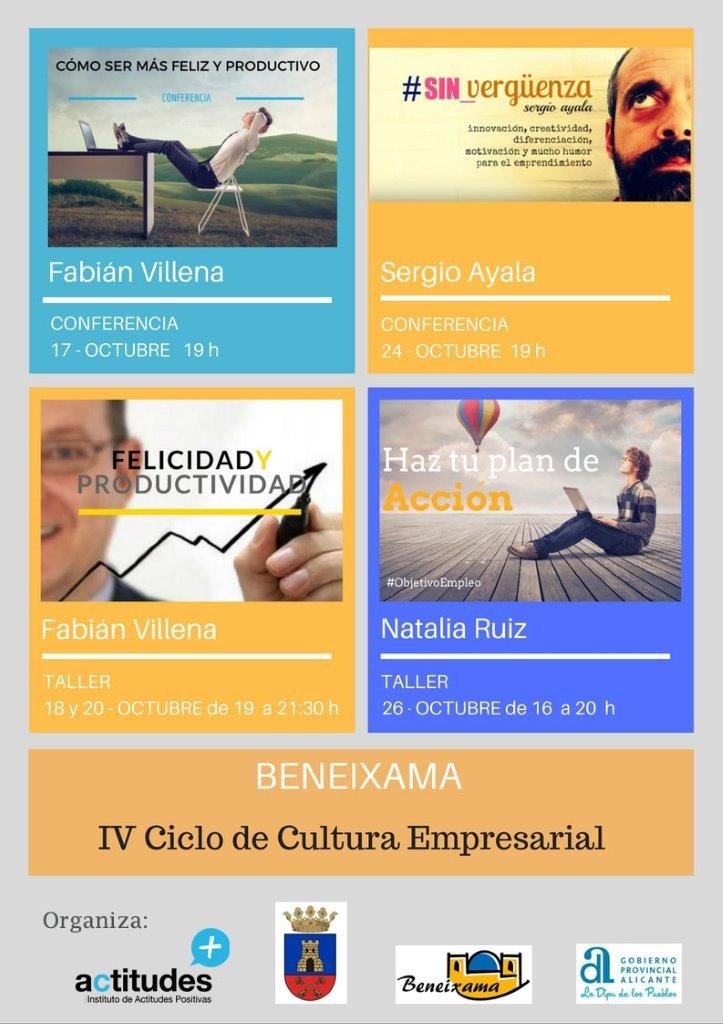 IV CICLO DE CULTURA EMPRESARIAL DE BENEIXAMA