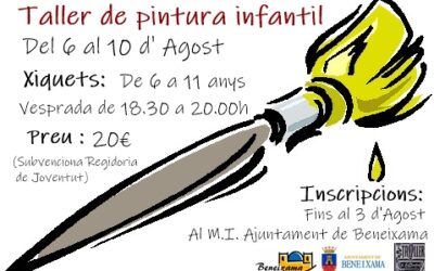 Taller de pintura infaltil.
