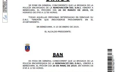 Renovación DNI (26/marzo/2019).