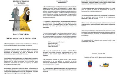 Bases Concurso Cartel Anunciador Fiestas 2019.