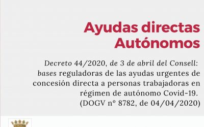Ayudas directas Autónomos