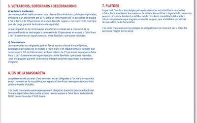 Noves mesures Covid-19 fins al 15 de febrer.