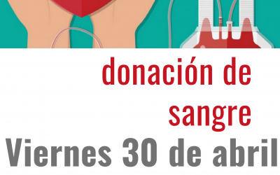 Donación de sangre 30 de abril.