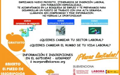 Cursos de inserción laboral- El Cerezo