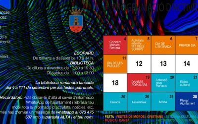 Programación Cultural Septiembre 2023