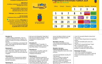 Programació cultural febrer 2024.