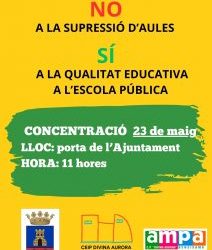 Concentració 23 de Maig