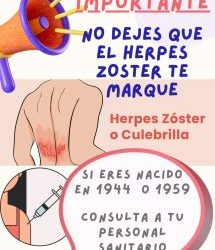 Sanidad – Herpes Zóster o Culebrilla