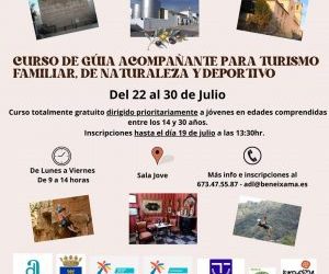 Curso de guía acompañante para turismo familiar, de naturaleza y deportivo.