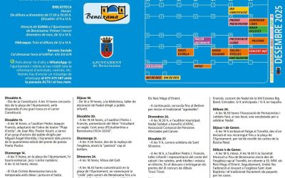 Programación cultural mes de diciembre